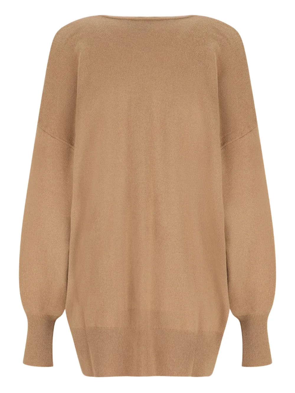 Alpha Studio Cashmere V-neck Sweater In Neutral