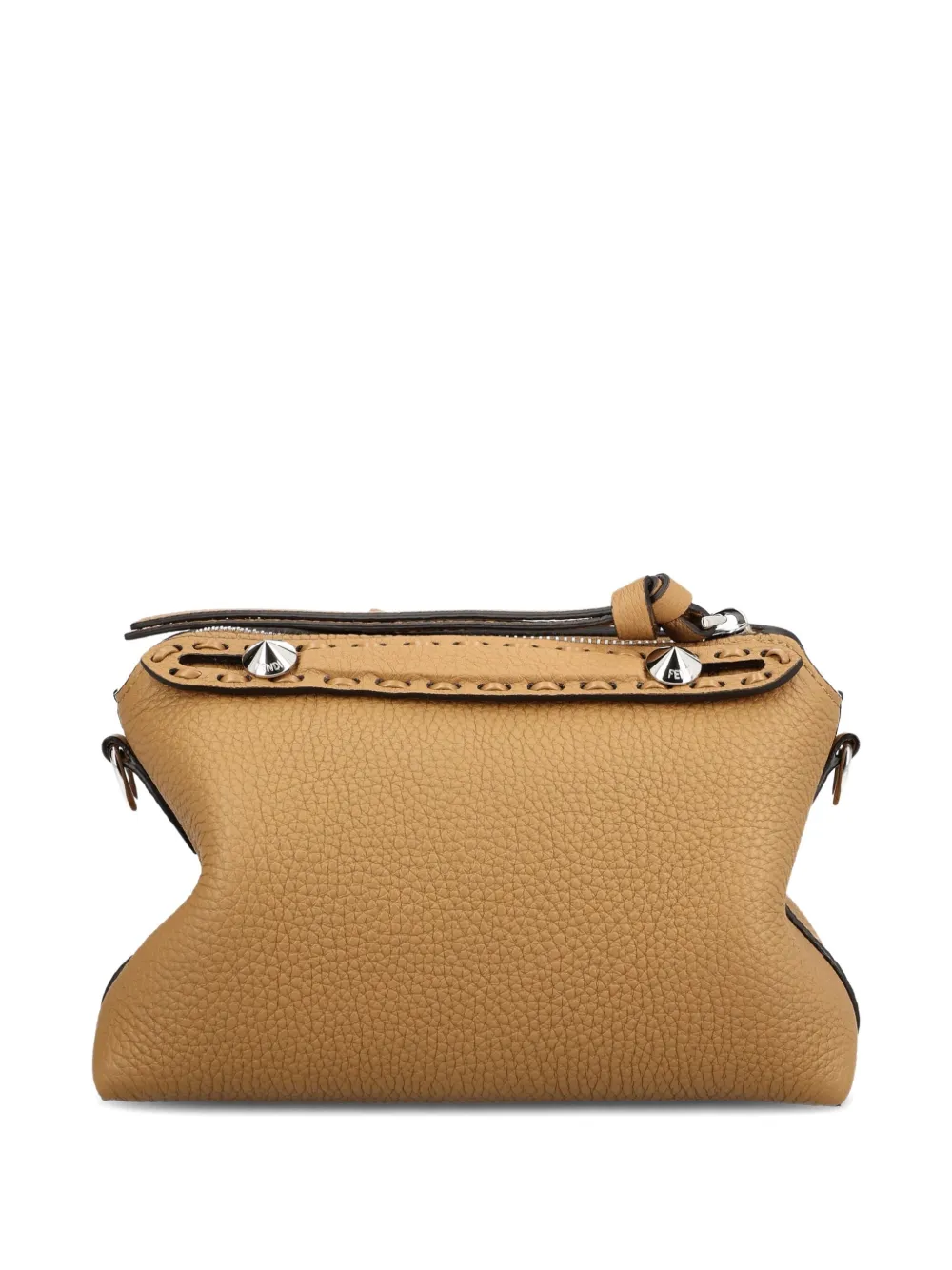 Fendi Mini By The Way Selleria Cross Body Bag In Neutral