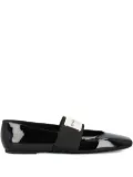 Givenchy patent-leather band ballet flats - Black