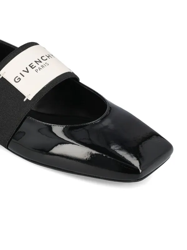フラットシューズ GIVENCHY Woman Flat shoes Black BE2010E12T 001 Givenchy patent-leather Band Ballet Flats | Black | FARFETCH