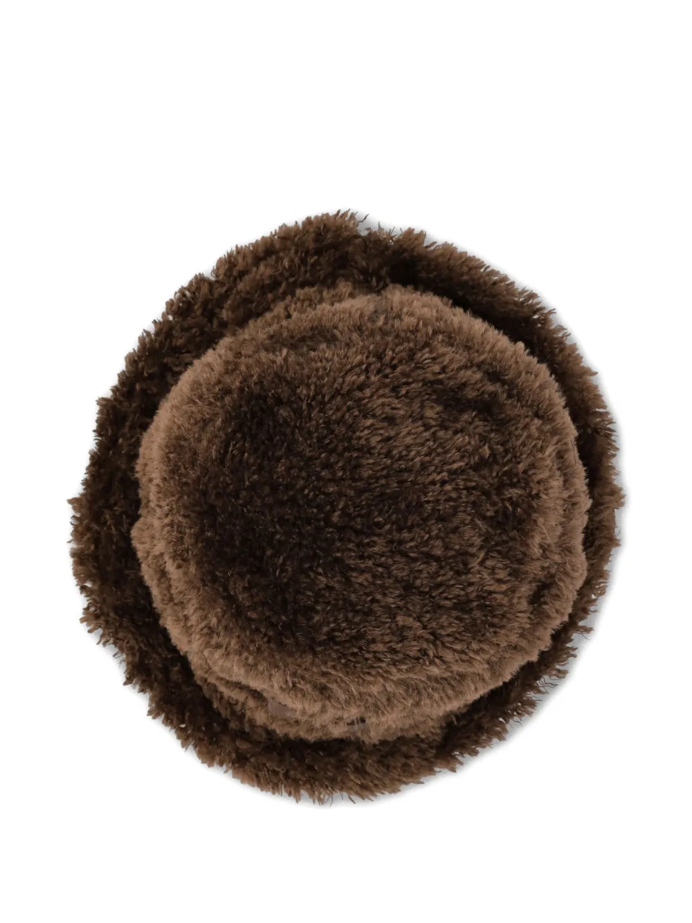Kangol Fluffy-bow Bucket Hat In Brown