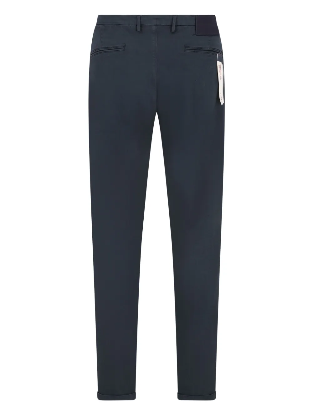 Sartoria Tramarossa metal-ring detail trousers - Blauw