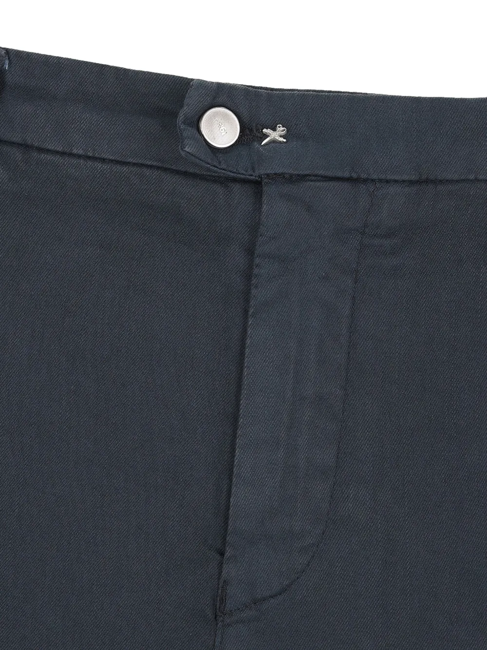 Sartoria Tramarossa Broek met metalen ringdetail Blauw