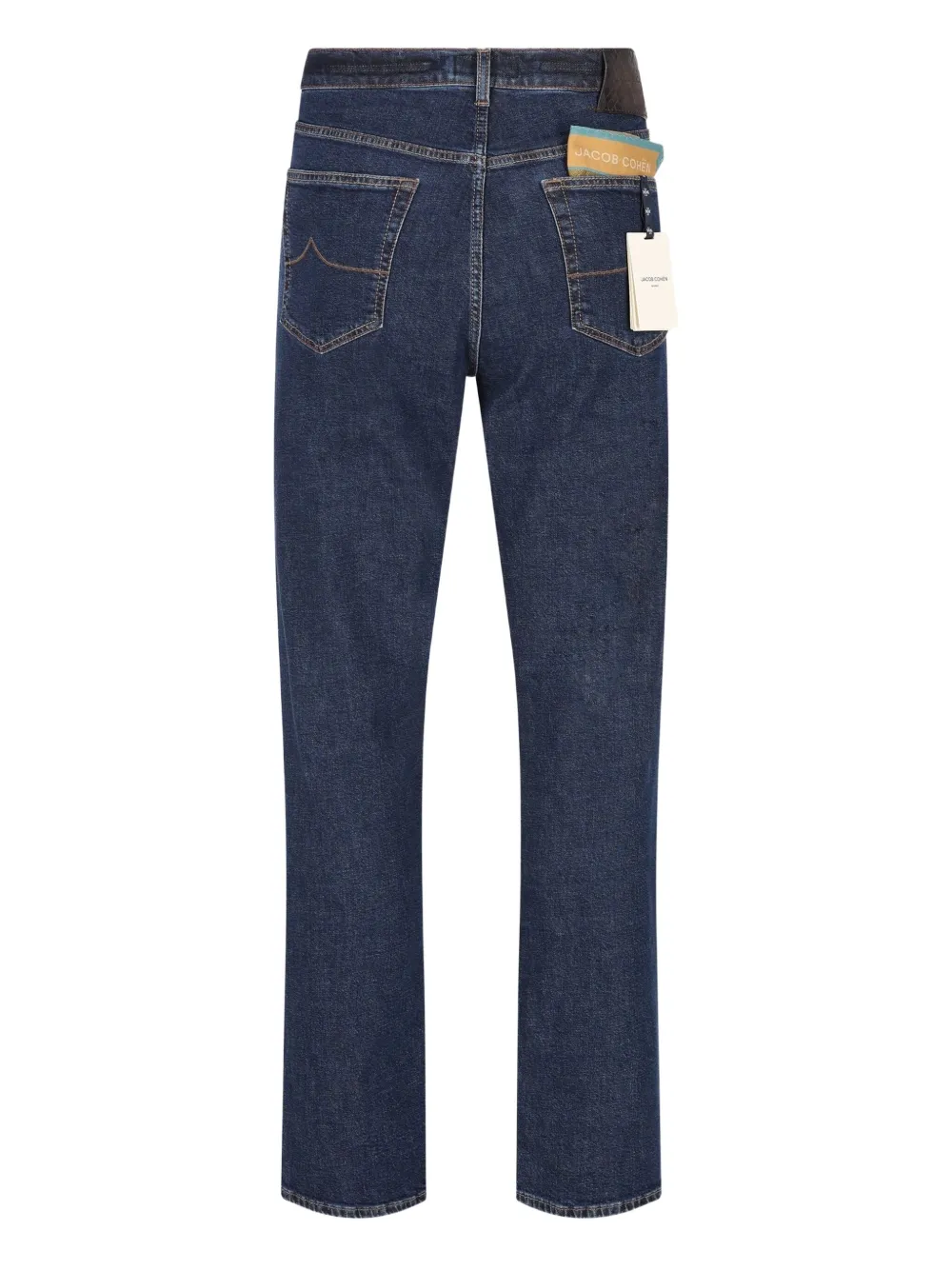Jacob Cohen Logo-patch Jeans In Blue