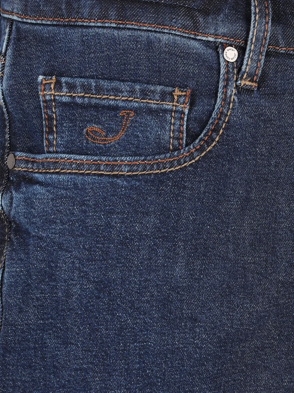 Jacob Cohen Logo-patch Jeans In Blue