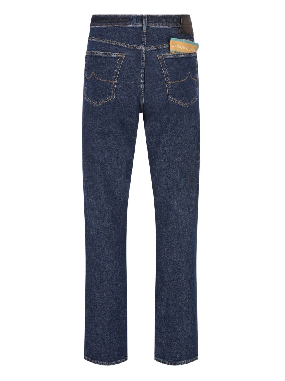 Jacob Cohën Jeans met logopatch - Blauw