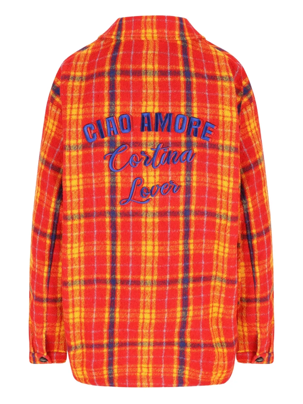 Giada Benincasa checked wool shirt jacket | Oversized Jackets | Image 2