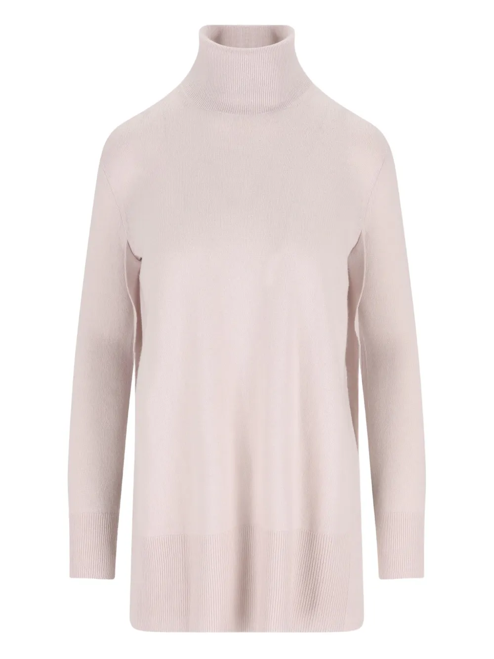 ALPHA STUDIO turtleneck ribbed-hem sweater | Nude | Image 1