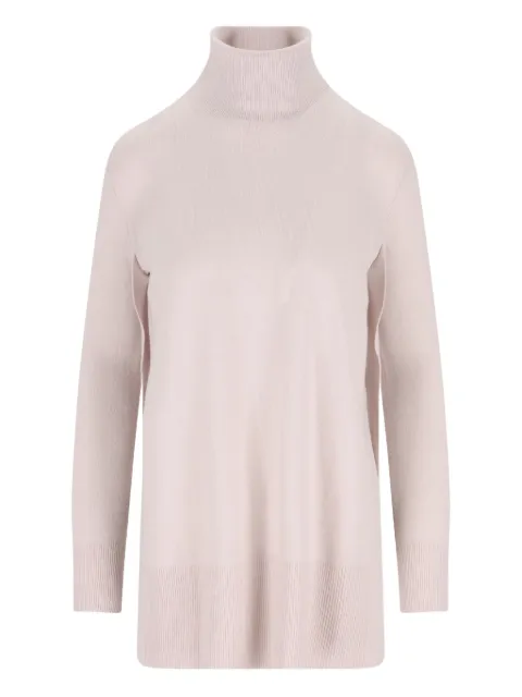 ALPHA STUDIO turtleneck ribbed-hem sweater