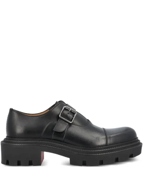 Christian Louboutin buckle-fastening leather shoes