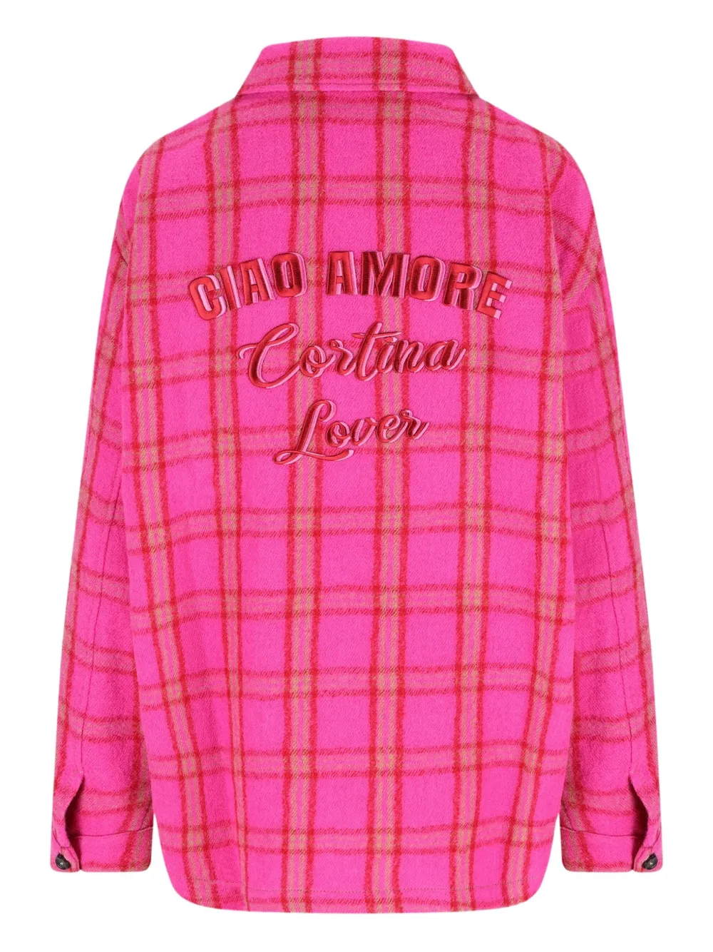 Giada Benincasa checked embroidered jacket | Shirts | Image 2