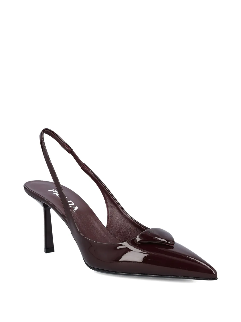 Prada 75 mm slingback pumps Bruin