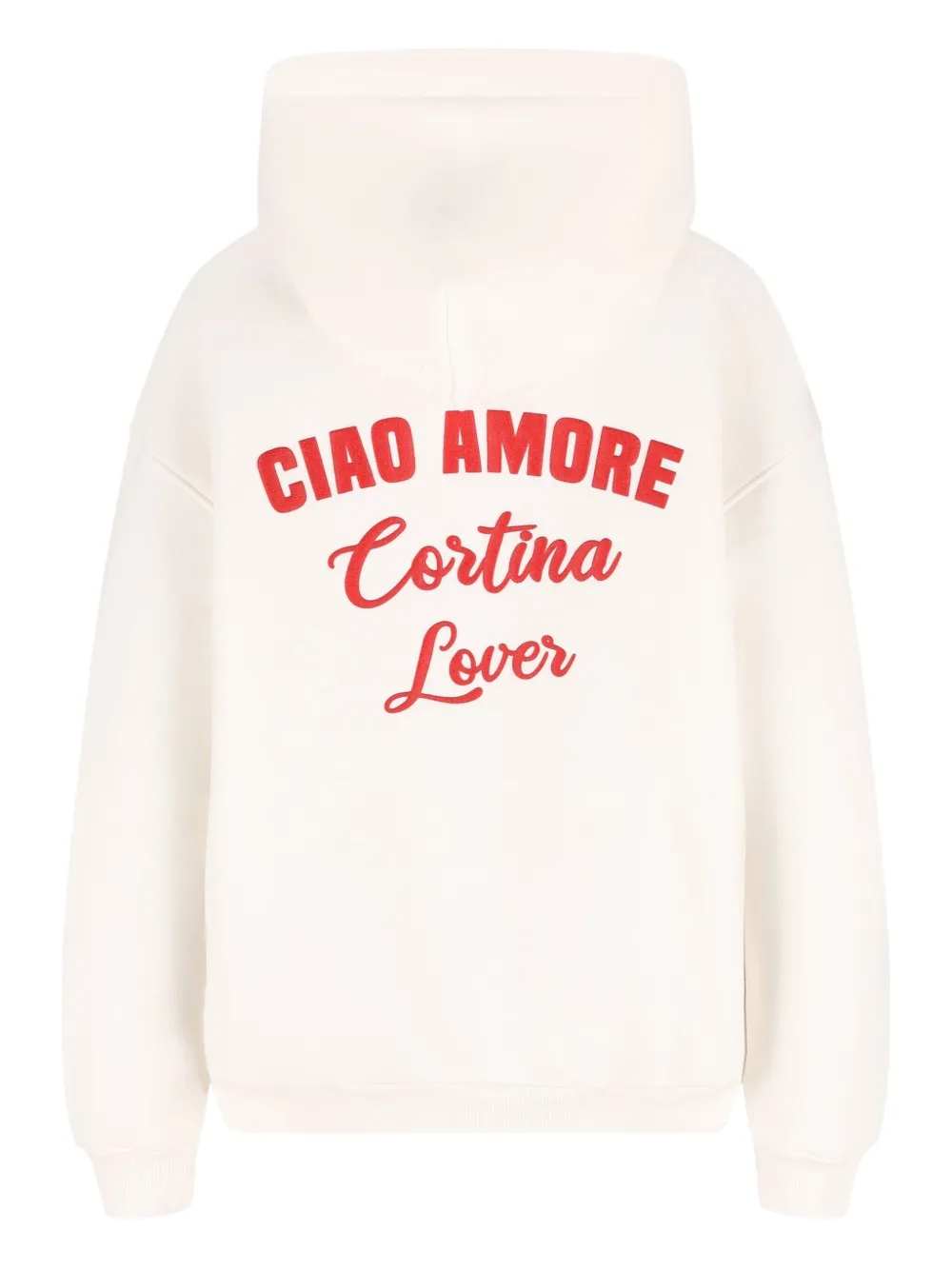 Giada Benincasa Ciao Amore hoodie met borduurwerk - Wit