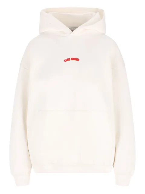 Giada Benincasa ciao amore embroidered hoodie