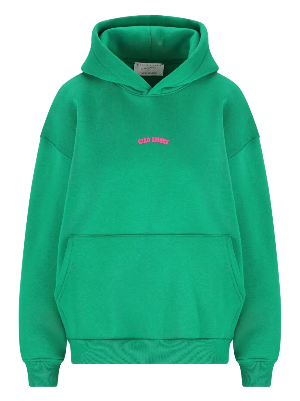 Giada Benincasa logo-print hoodie | Green | Image 1