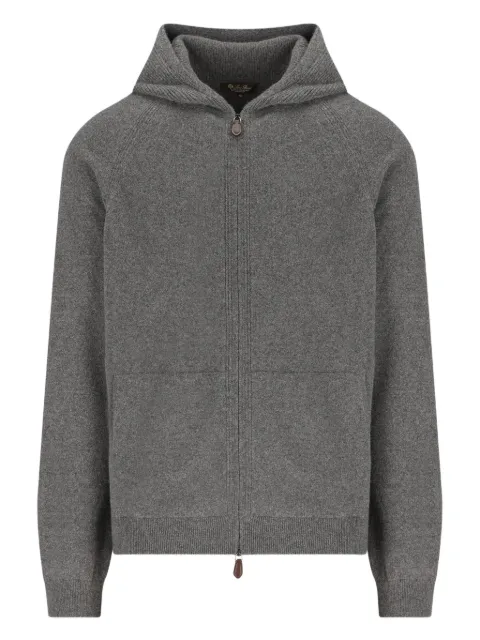 Loro Piana knitted zip-up hoodie