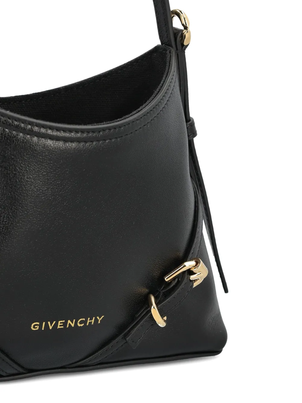 Givenchy Womens Black Voyou Nano Leather Shoulder Bag In Black
