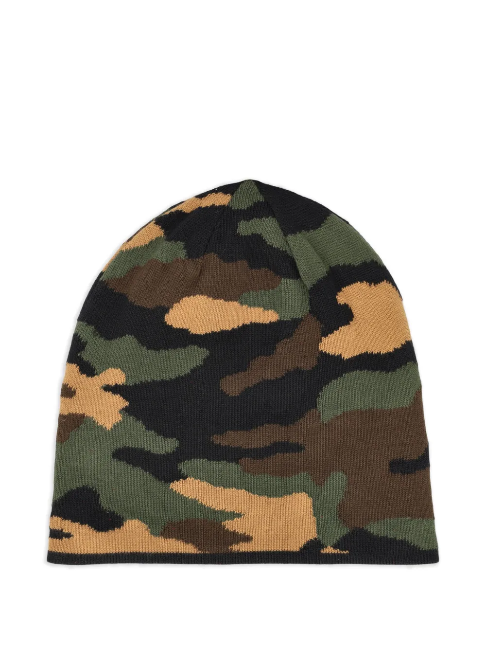 The North Face Camouflage Reversible Beanie In Black