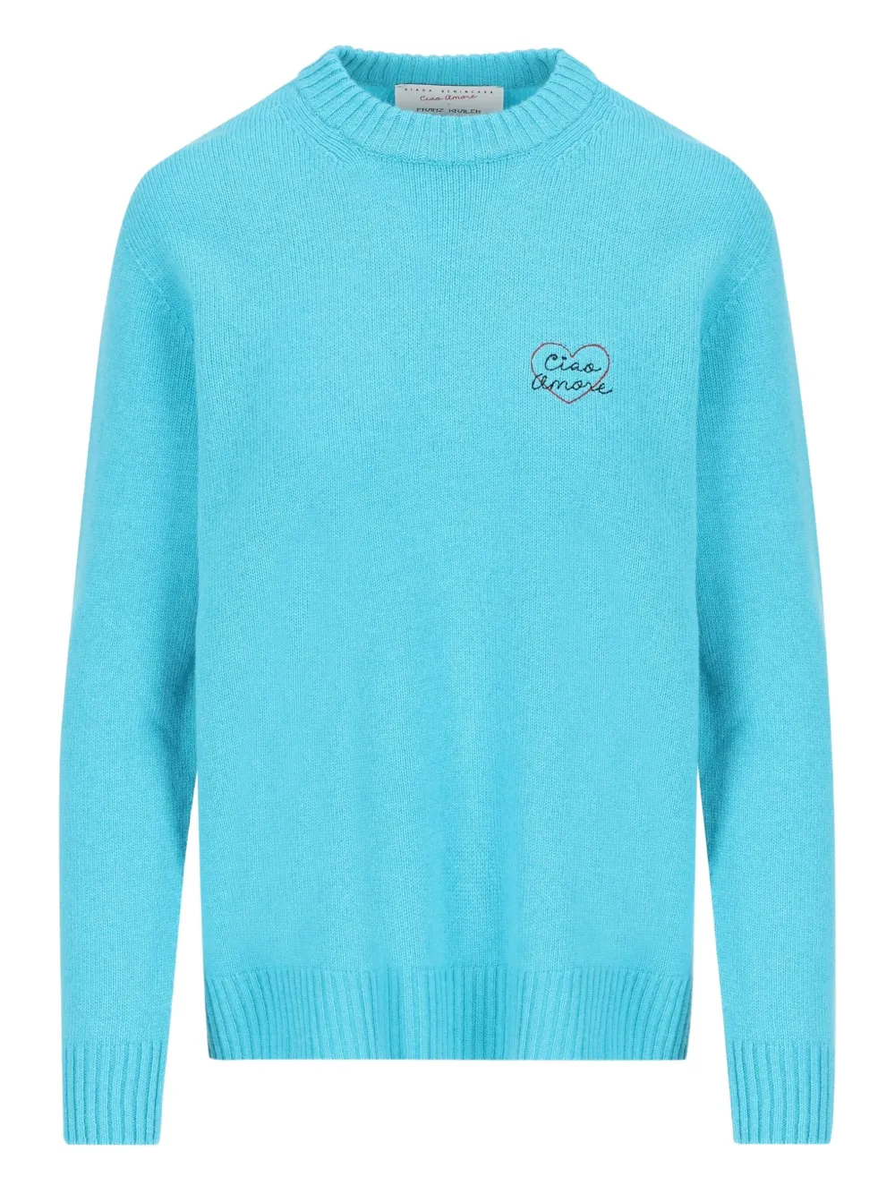 Giada Benincasa Heartbeat cashmere sweater | Blue | Image 1