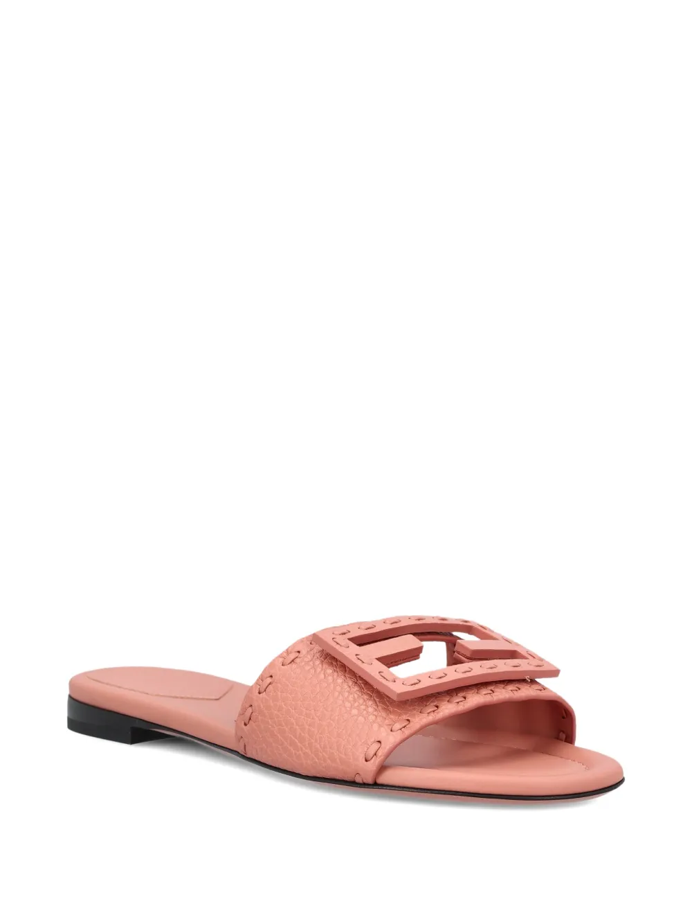 FENDI FF-buckle leather sandals | Flat Sandals | Image 2
