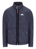 Fay quilted zip-front jacket - Blue