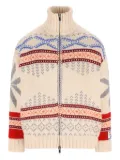Giada Benincasa Fairisle-pattern zip-up jacket - Neutrals