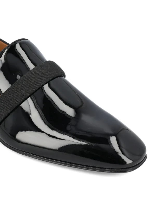Christian Louboutin Dandydeco Ribbon Leather Loafers | Black  display picture 3