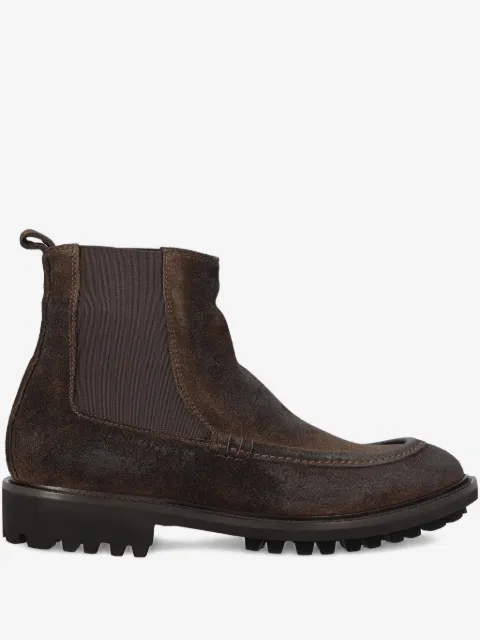 Tagliatore elastic-panel suede boots