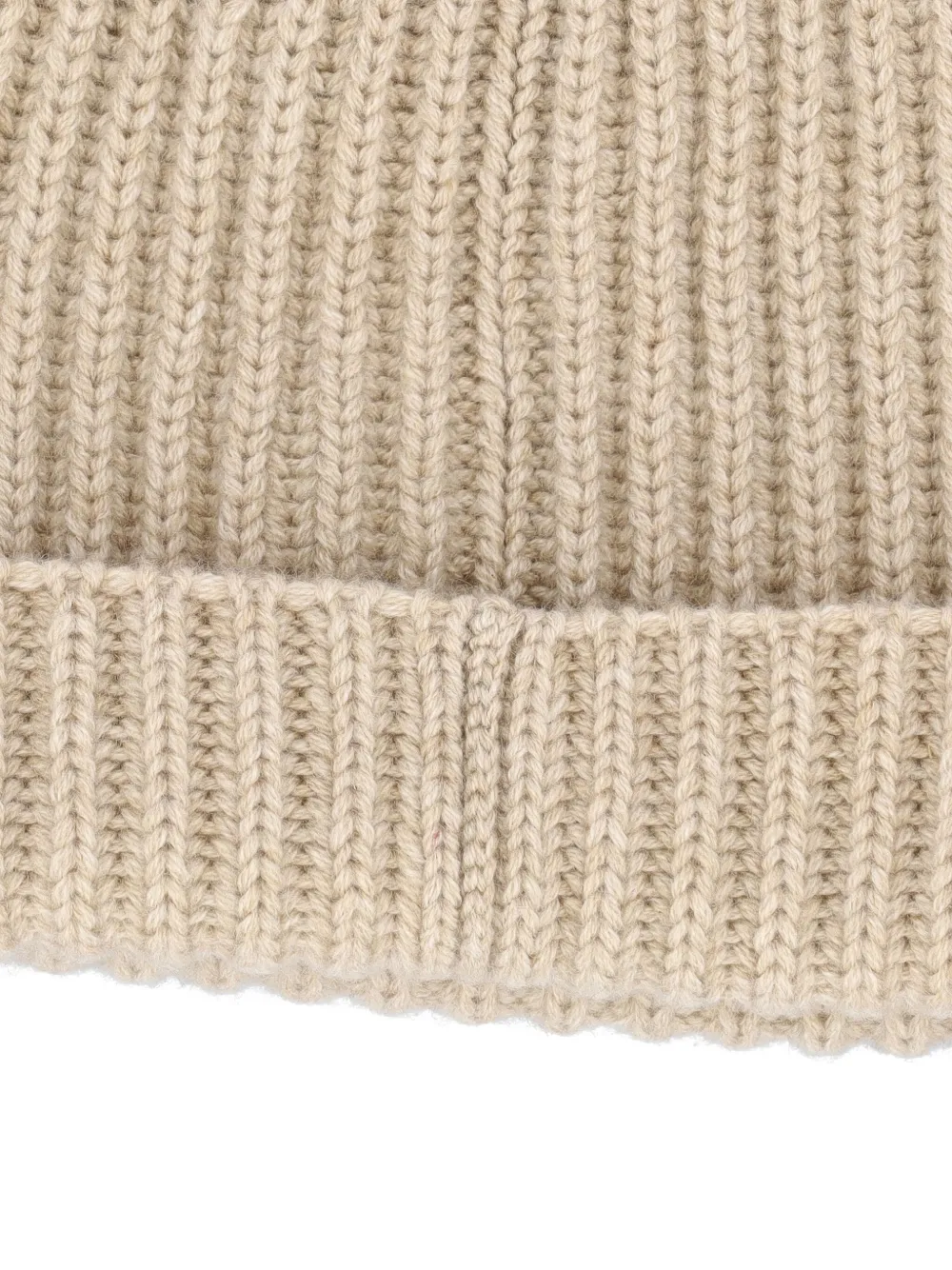 Loro Piana Turn-up Hem Knitted Beanie In Neutral