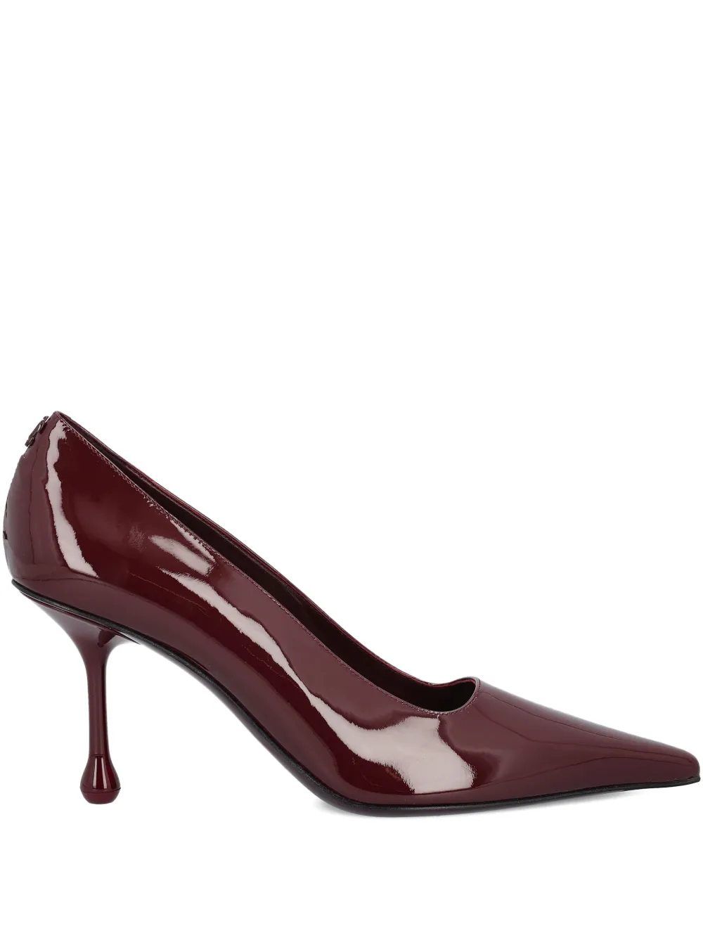 Jimmy Choo 80mm Ixia patent-leather pointed-toe pumps Red