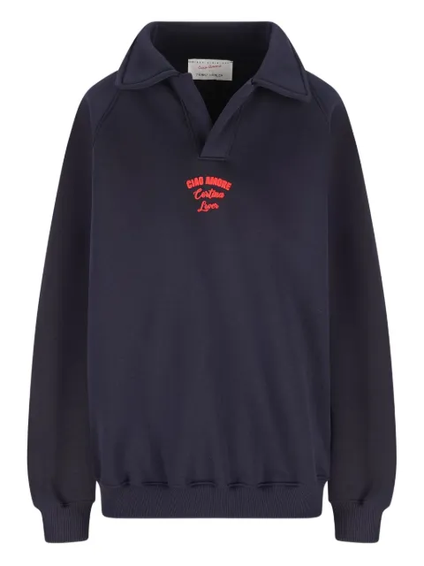 Giada Benincasa embroidered polo-neck top