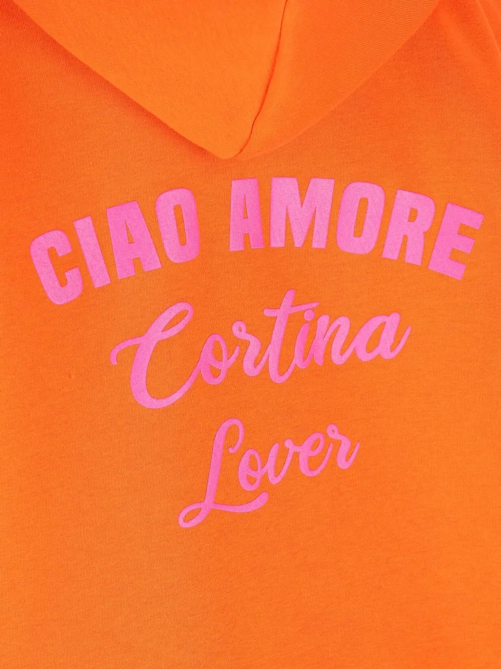 Giada Benincasa Hoodie met logoprint Oranje