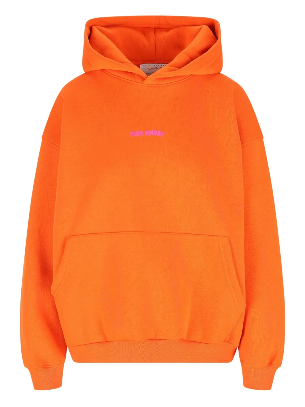 Giada Benincasa logo-print hoodie | Orange | Image 1