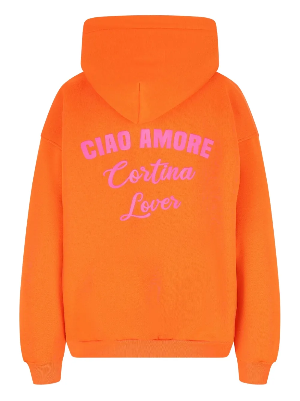 Giada Benincasa logo-print hoodie - Oranje