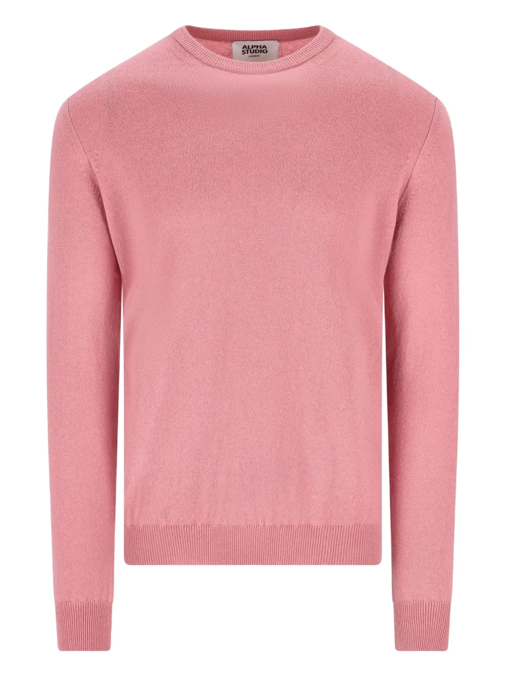 ALPHA STUDIO crew-neck cashmere sweater | Pink | Image 1