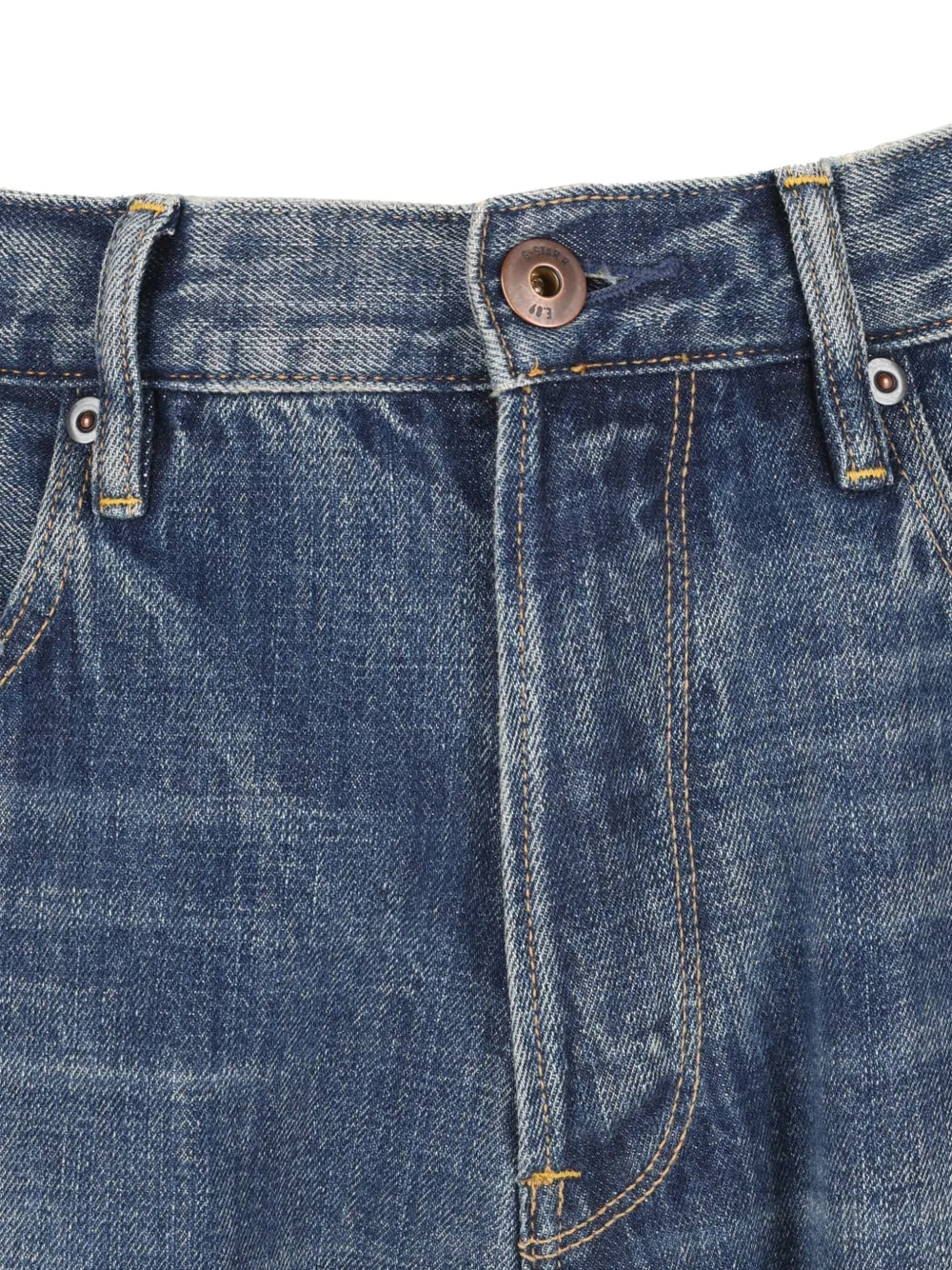 G-Star RAW Jeans met ballonpijpen en vervaagd effect Blauw