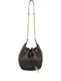 Saint Laurent Paris drawstring chain bucket bag - Brown