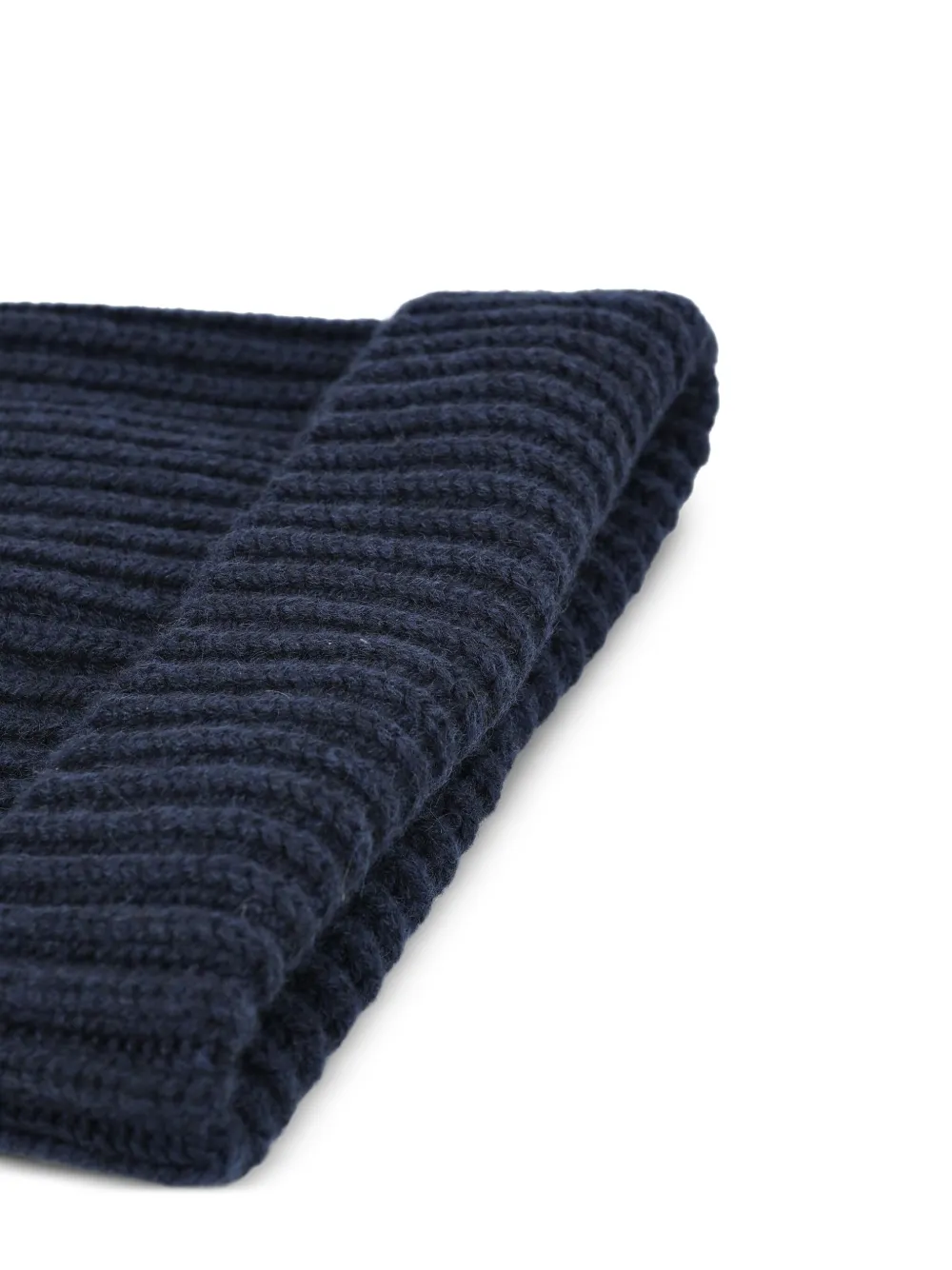 Loro Piana Ribbed Cashmere Beanie In Blue