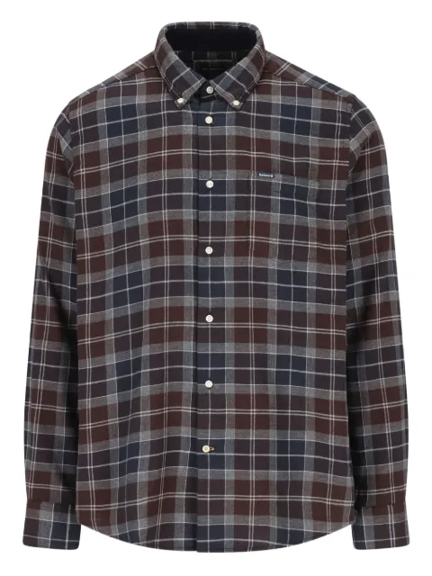 Barbour check-pattern cotton shirt