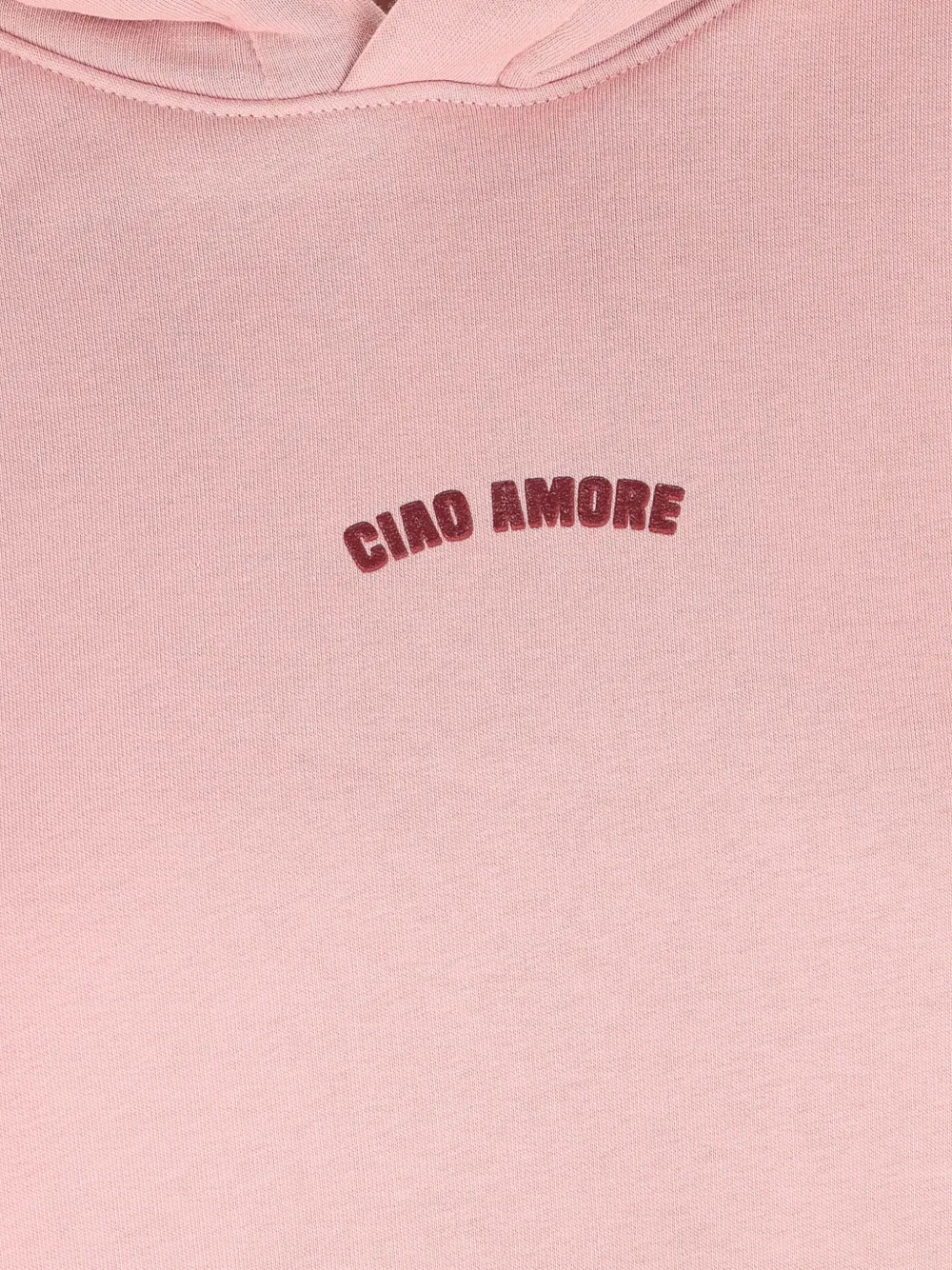 Giada Benincasa Hoodie met geborduurd detail en lange mouwen Roze