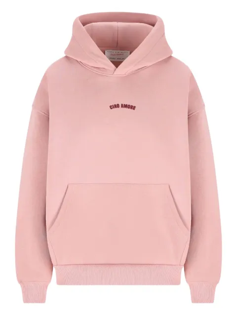 Giada Benincasa embroidered-detail long-sleeve hoodie