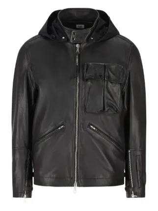 C.P Company レザージャケット C.P. Company レザージャケット | ブラック | FARFETCH JP