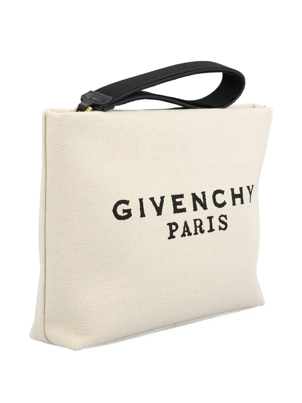 Givenchy Logo-print Clutch Bag In Neutral