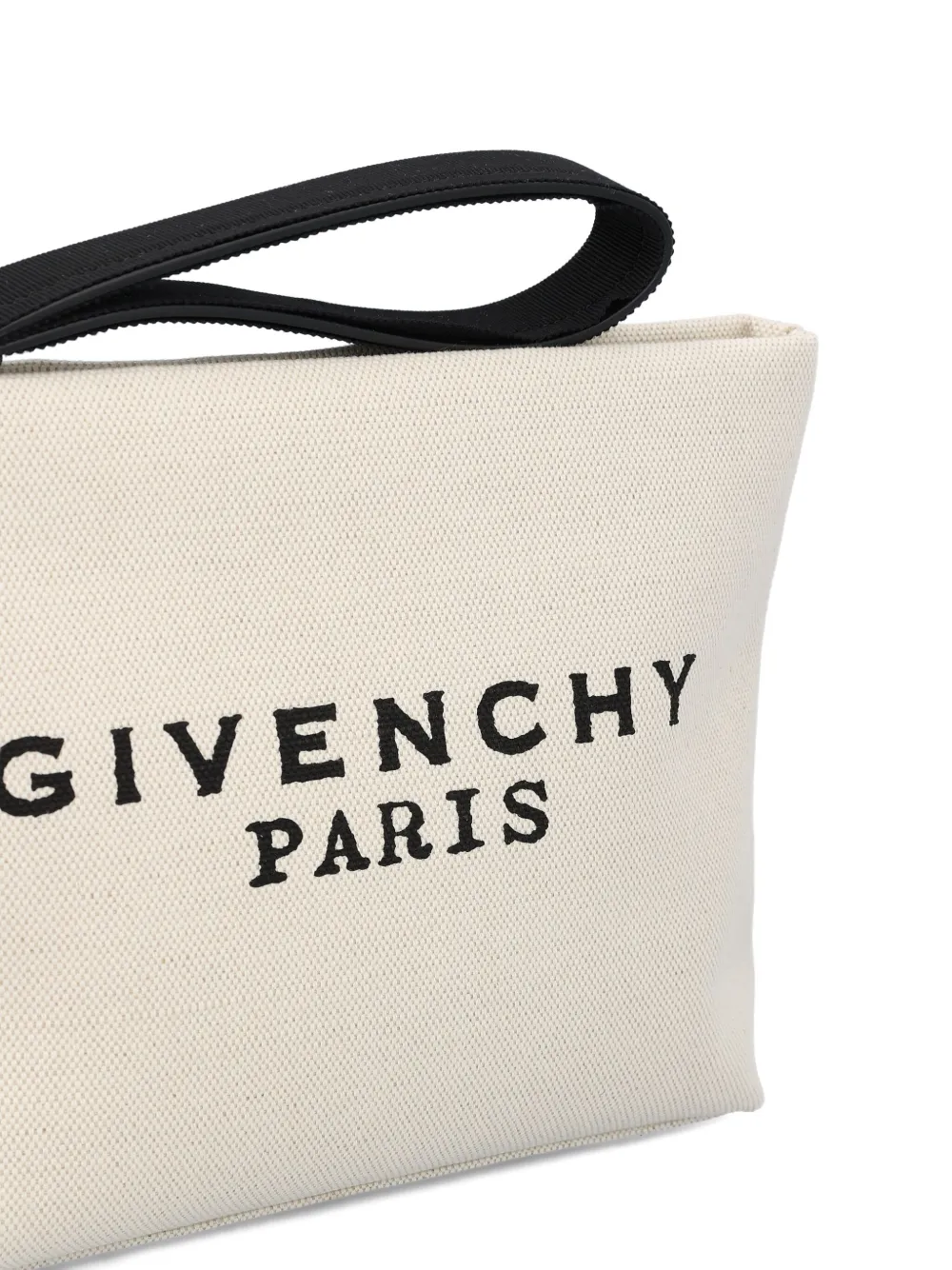 Givenchy Logo-print Clutch Bag In Neutral