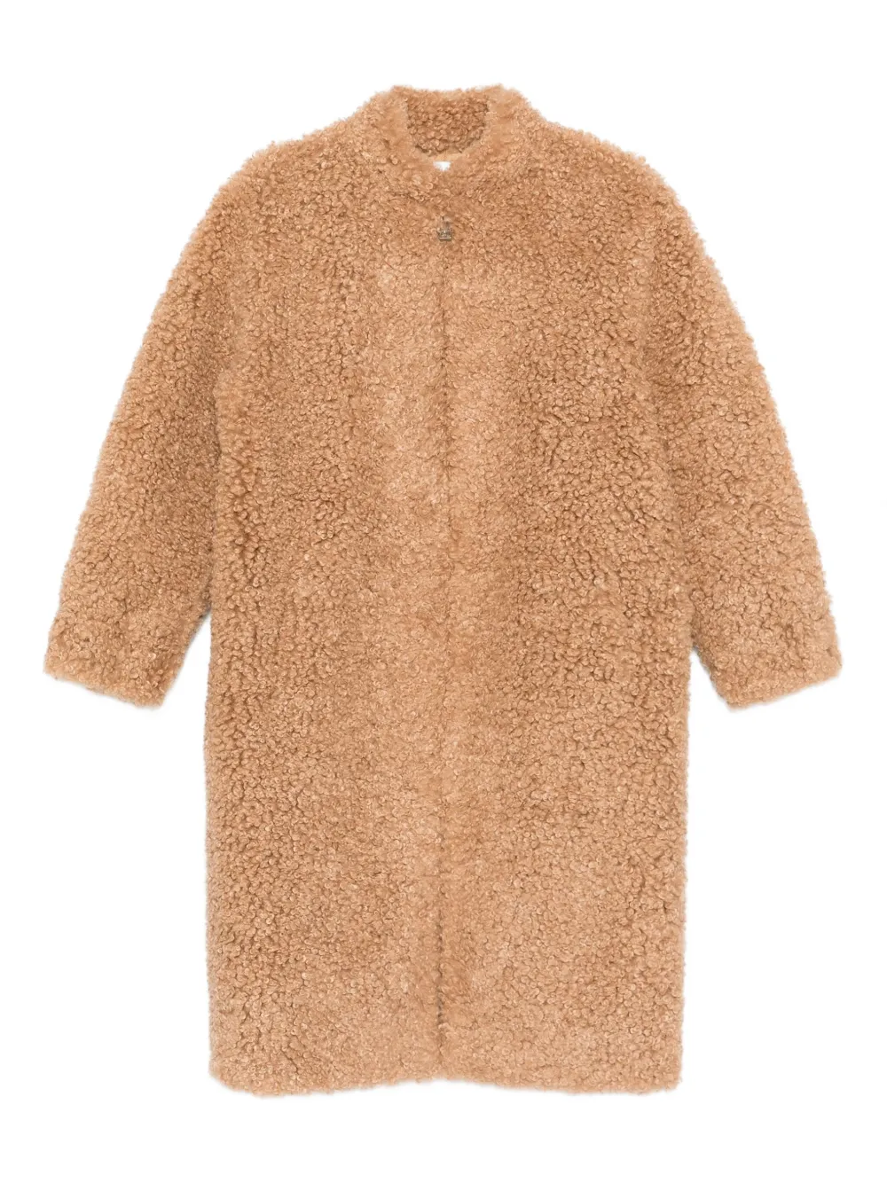 Apparis shearling overcoat | Brown | Image 1