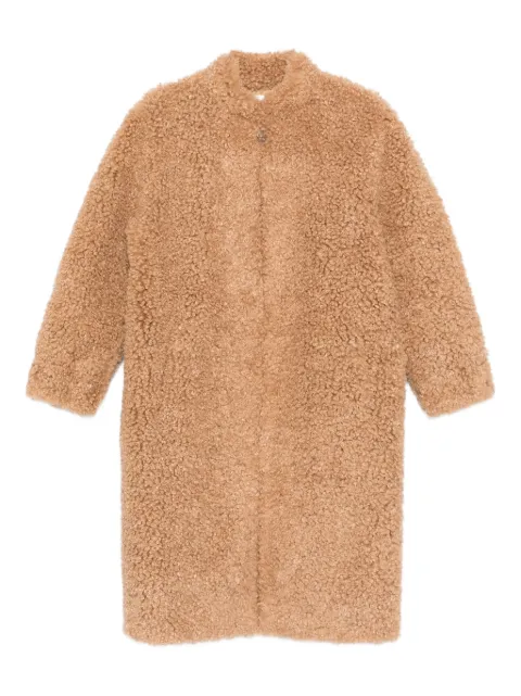 Apparis shearling overcoat
