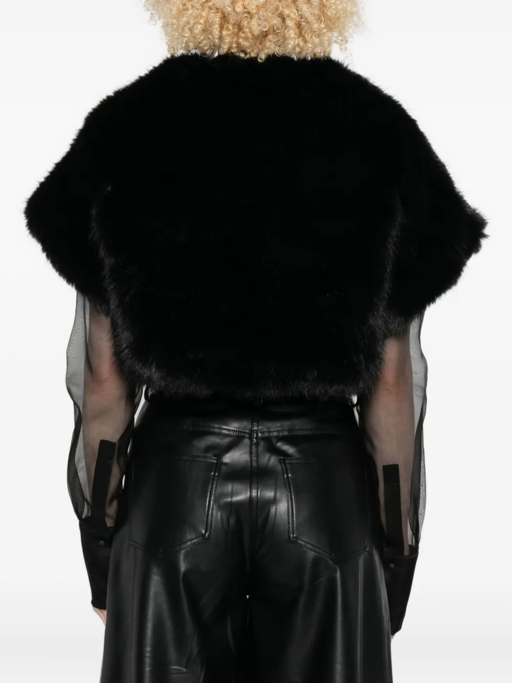 Apparis Devin Cape In Black