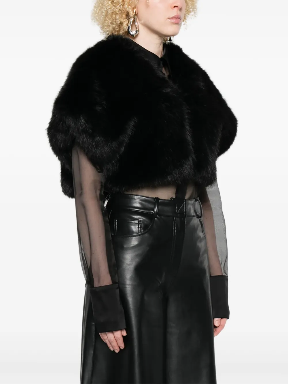Apparis Devin Cape In Black