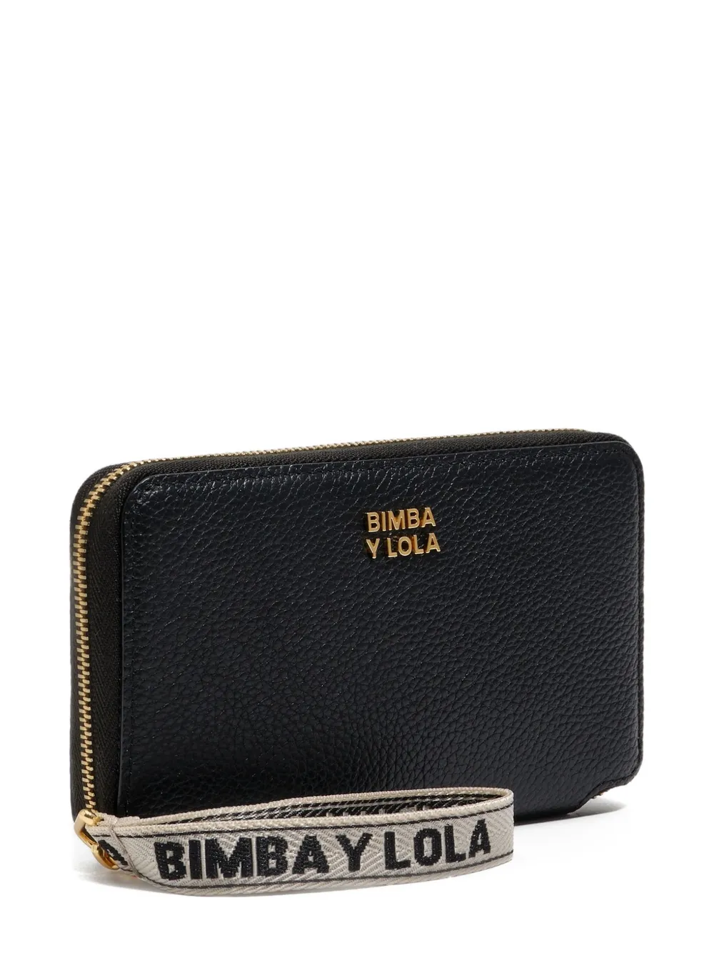 Bimba y Lola logo-plaque zip-around leather wallet - ブラック Bimba y Lola logo-plaque zip-around leather wallet - ブラック