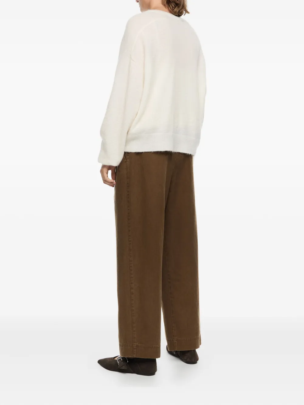 Bimba Y Lola Pleated Trousers In Green